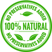 No Preservatives Added 100% Natural